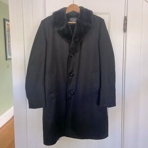 Vintage Botany 500 faux fur lined coat